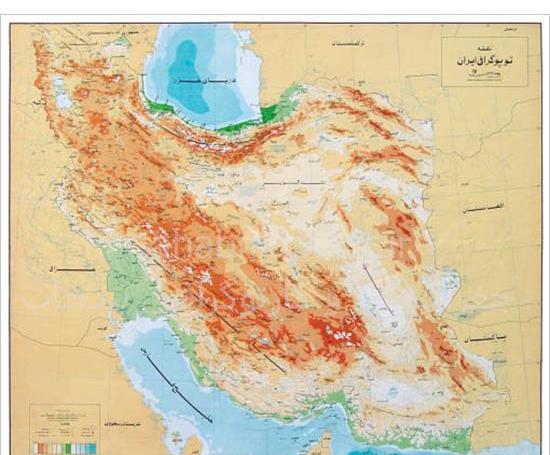 عکس شهر های ایران روی نقشه
