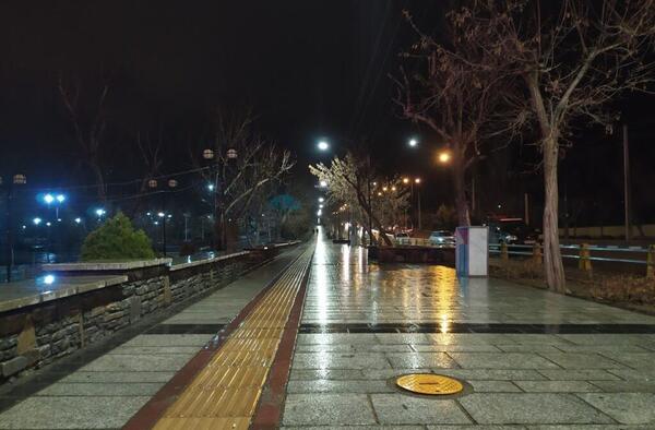عکس شهر همدان در شب