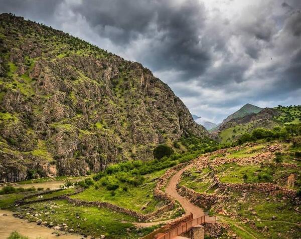 عکس روستای پالنگان استان کردستان