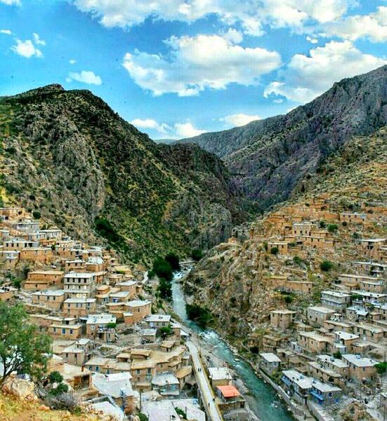 عکس روستای پالنگان استان کردستان