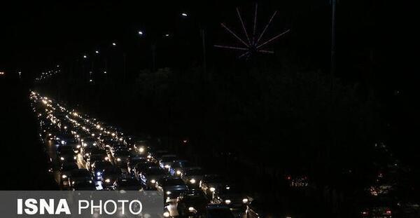 عکس شهر یزد در شب