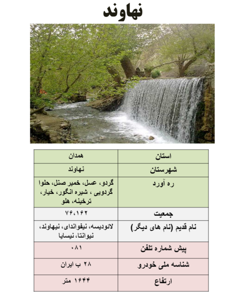 عکس شهر نهاوند همدان