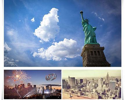 عکس پس زمینه شهر نیویورک