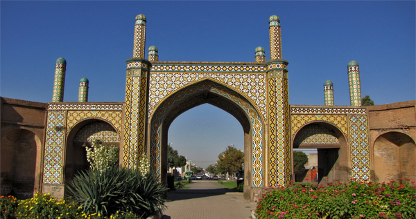 عکس ورودی شهر قزوین