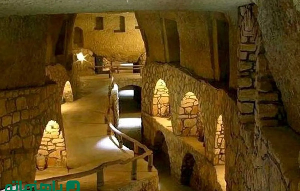عکس شهر زیر زمینی نوش آباد