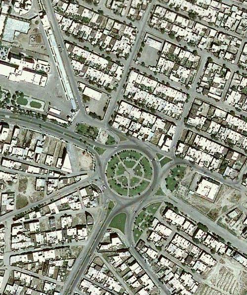 عکس هوایی از شهر بانه