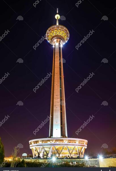 عکس شهر تهران شب