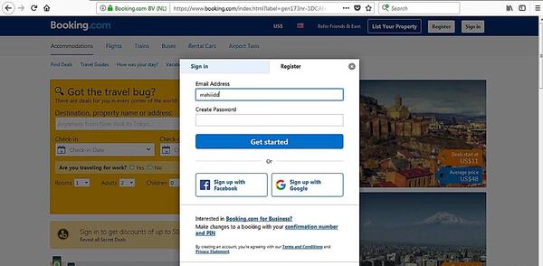 عکس چگونه از سایت booking هتل رزرو کنیم