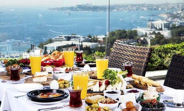 عکس صبحانه هتل میراژ کیش