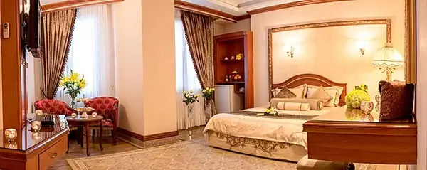 عکس اتاق دبل لاکچری هتل قصر طلایی