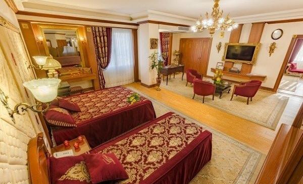 عکس اتاق دبل لاکچری هتل قصر طلایی