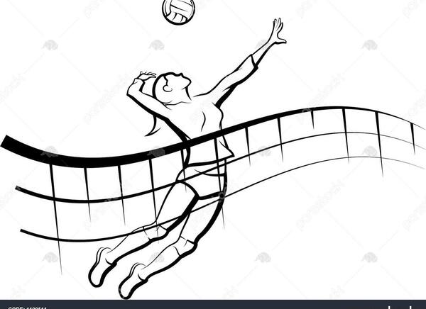 عکس نقاشی والیبالی