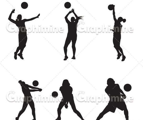 عکس نقاشی والیبال دخترانه