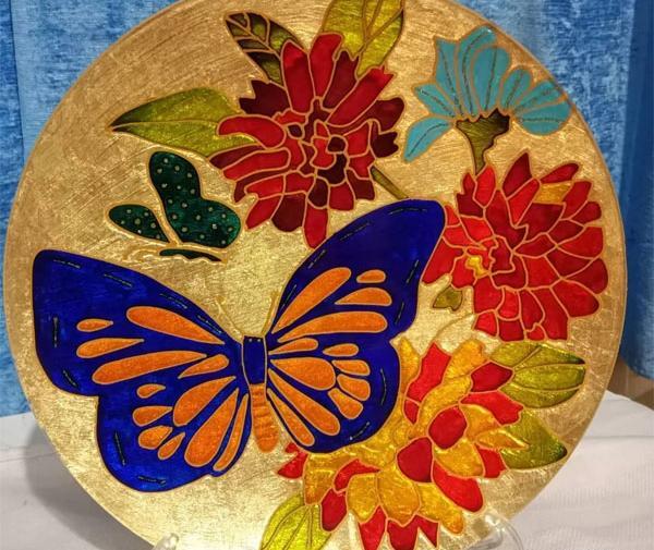 عکس نقاشی روی ویترای