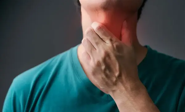 عکس عفونت ویروسی گلو