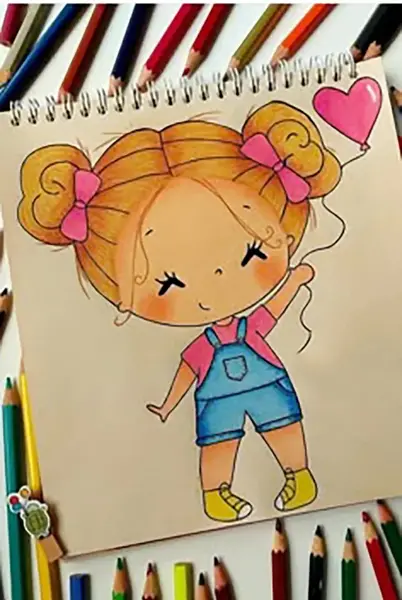عکس نقاشی هنری بچه گانه