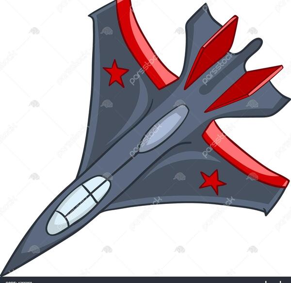عکس نقاشی هواپیما جنگی
