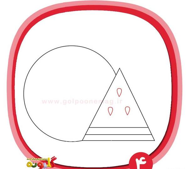عکس نقاشی هندوانه کامل