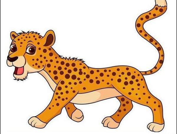 عکس نقاشی یوزپلنگ آسان