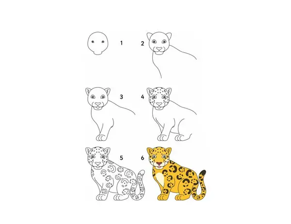 عکس نقاشی یوزپلنگ آسون