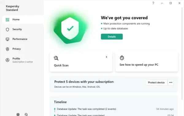 عکس آنتی ویروس لپ تاپ
