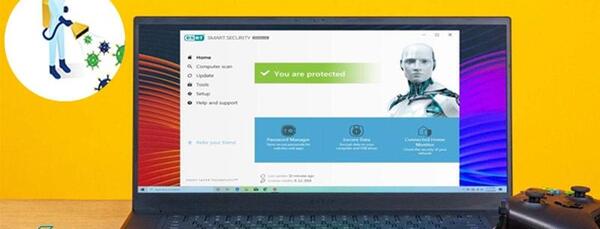 عکس آنتی ویروس لپ تاپ