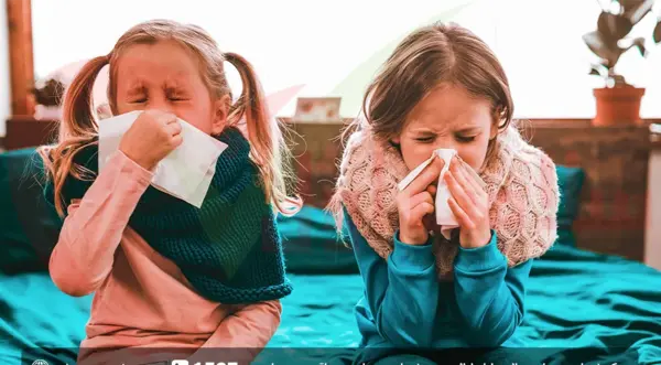 عکس ویروس سرماخوردگی کودکان