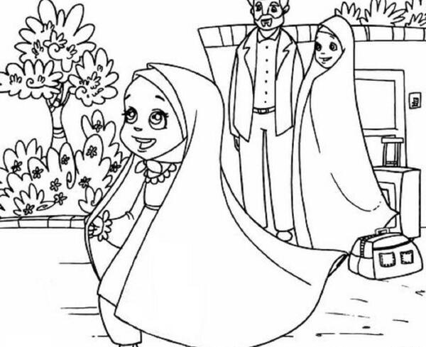 عکس نقاشی یک دختر بی حجاب