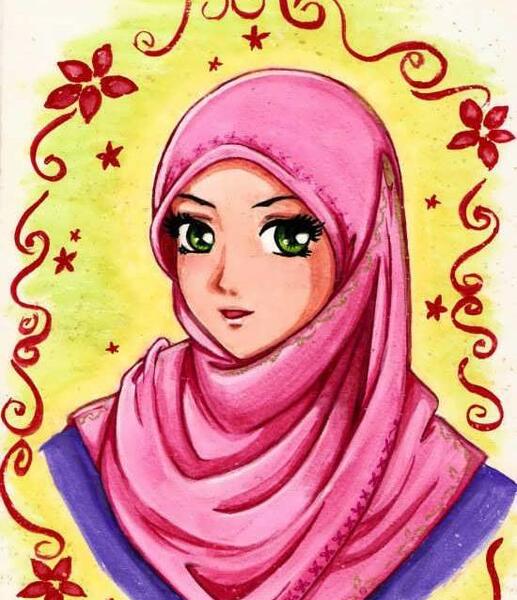 عکس نقاشی یک دختر بی حجاب
