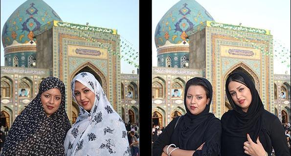 عکس نقاشی یک دختر بی حجاب