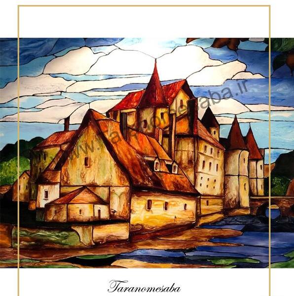 عکس نقاشی روی شیشه با ویترای