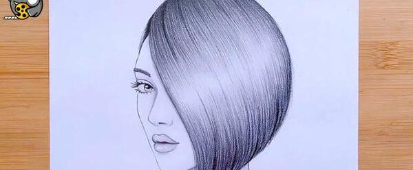 عکس نقاشی و طراحی چهره دختر