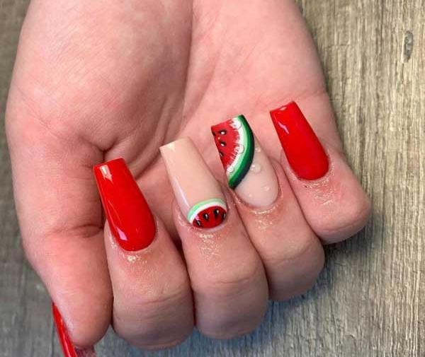 عکس نقاشی روی ناخن