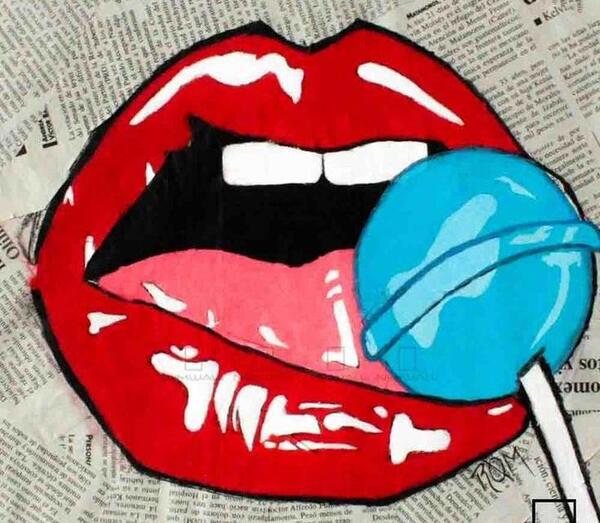 عکس لب ساده برای نقاشی