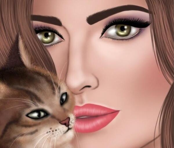 عکس لب ساده برای نقاشی