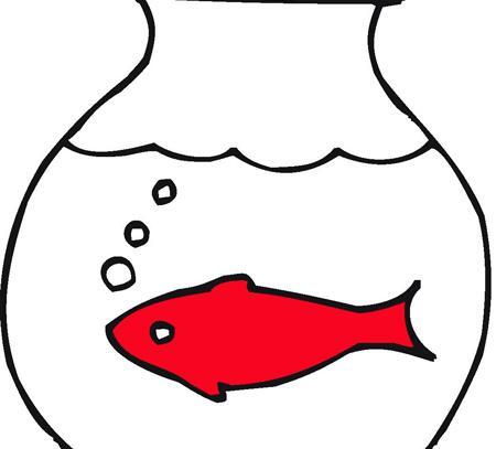 عکس نقاشی ماهی کودکانه ساده
