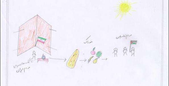 عکس نقاشی کودکان غزه
