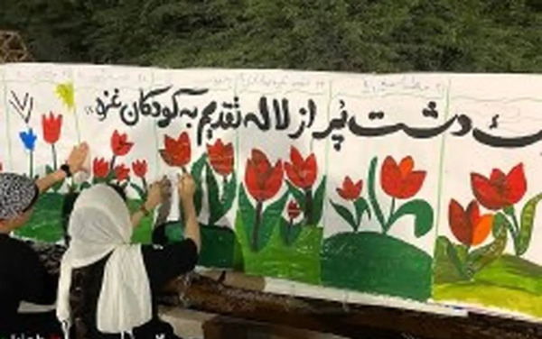 عکس نقاشی کودکان غزه