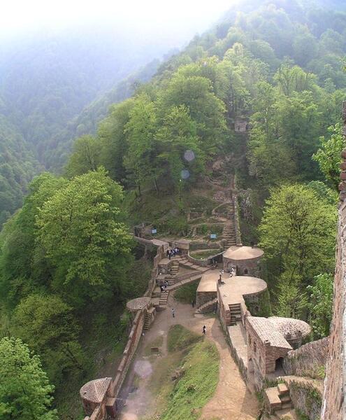 عکس نقاشی قلعه رودخان