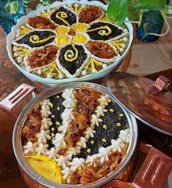 عکس نقاشی ظرف آش