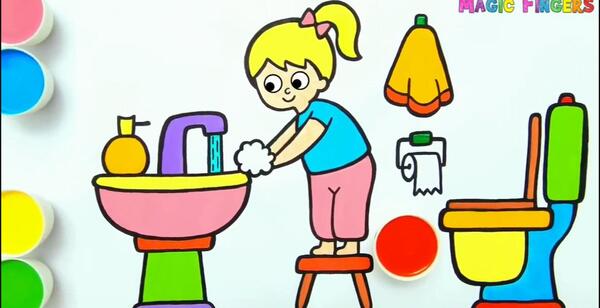 عکس نقاشی ظرف سلامت