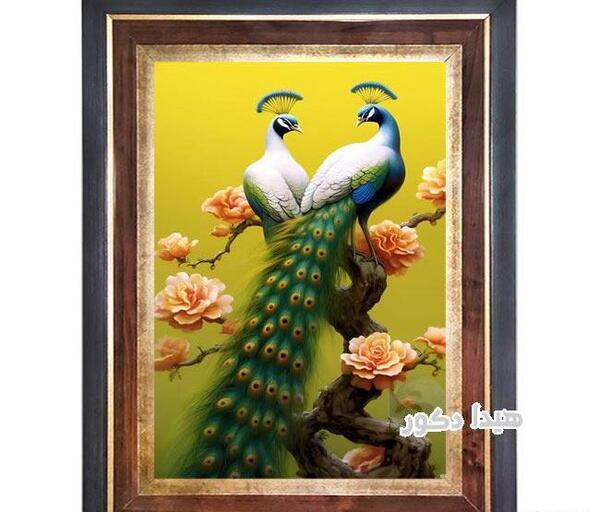 عکس نقاشی طاووس آسان