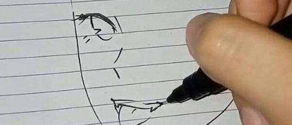 عکس نقاشی پسر ژاپنی