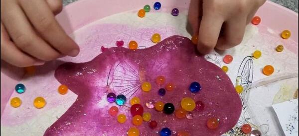 عکس نقاشی خاک ژله ای