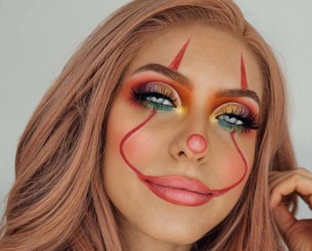 عکس نقاشی روی صورت هالووین