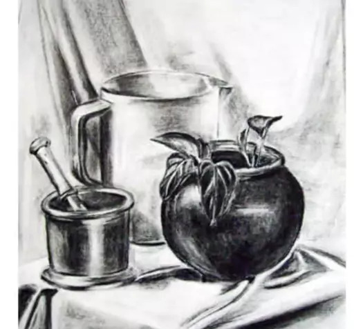 عکس نقاشی ذغالی