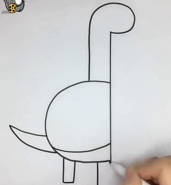 عکس نقاشی دایناسوری