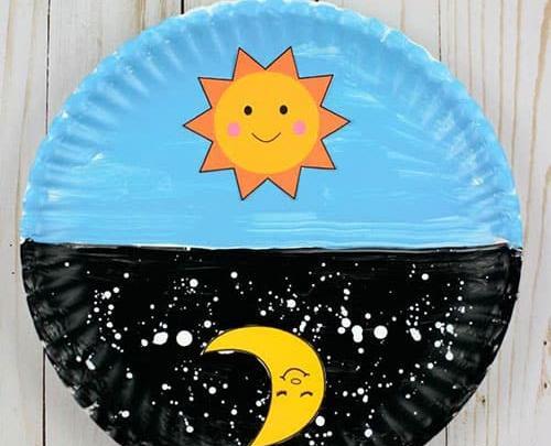 عکس نقاشی خورشید و زمین