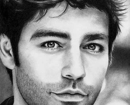 عکس چهره برای نقاشی سیاه قلم