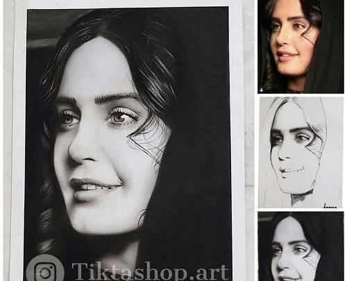 عکس چهره برای نقاشی سیاه قلم